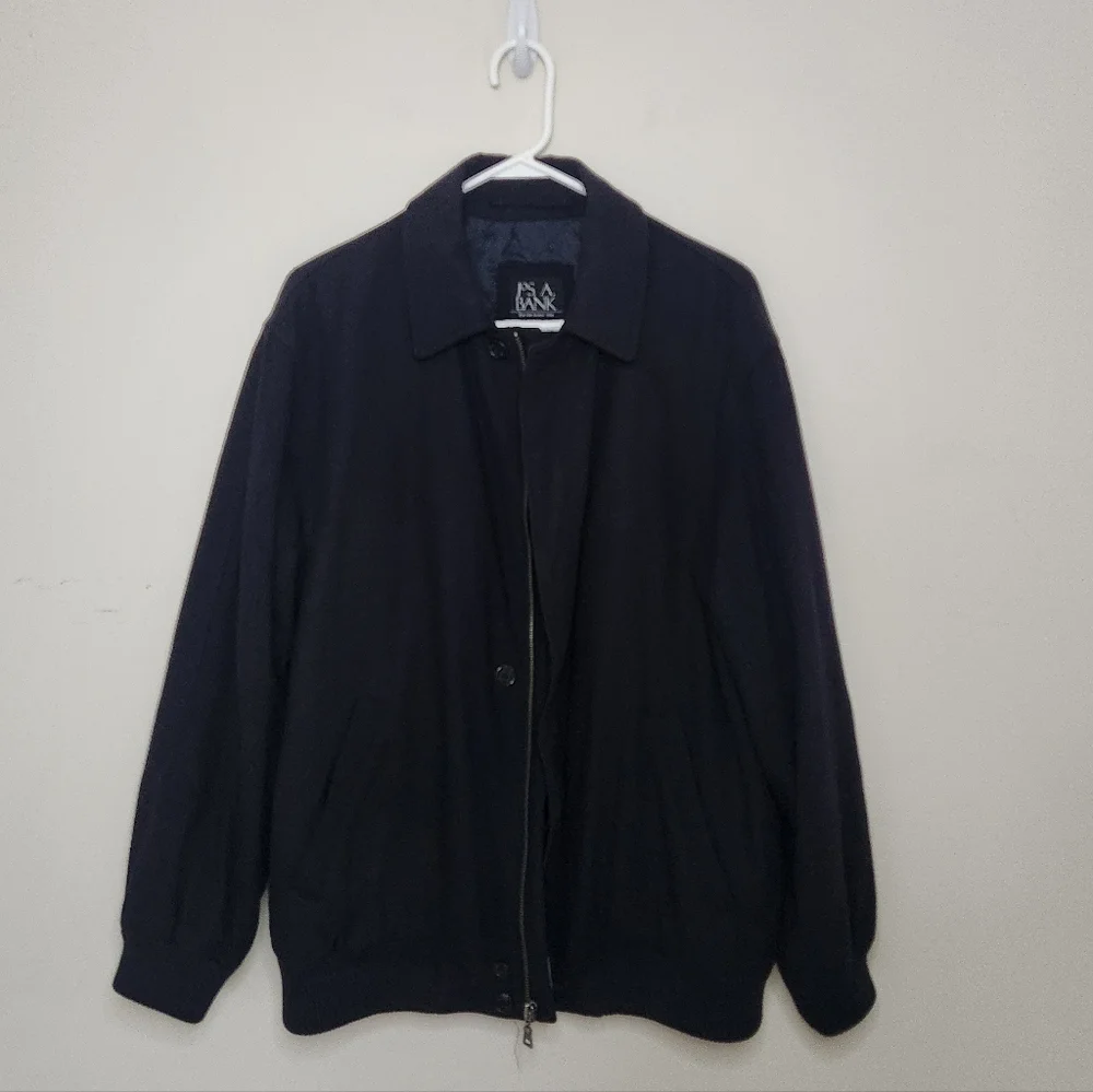 Men's Jos. A Bank Black Jacket Sz Medium
